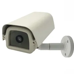 Small Universal Video Surveillance Security CCTV Camera Housing Monitoring Shell Protect Case & ABS Plastic Wall Mount Bracket