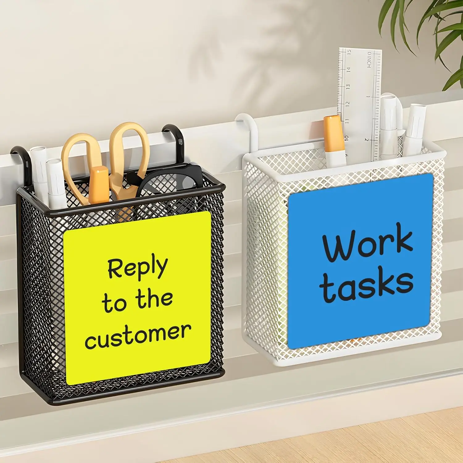 Reusable Magnetic Sticky Notes 3x3 Inch - 30 Pack Dry Erase Whiteboard Magnets for Colorful Fridge Stickers for Refrigerator