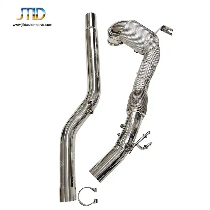 

High Flow Downpipe Catless Exhaust Downpipe For VW GOLF MK8 R