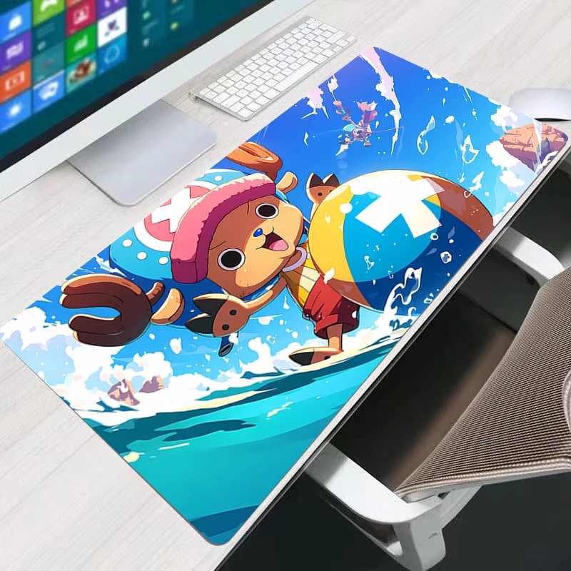 Alfombrilla de ratón One Piece Tony Tony Chopper Gamer, alfombrilla de ratón extendida para ordenador, alfombrilla de ratón para escritorio de portátil, alfombrilla de ratón para teclado de juegos, alfombra duradera