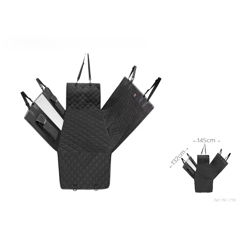 

145 * 132Cm protective durable Oxford cloth classic style pet car seat cushion with solid color pattern,suitable for all seasons