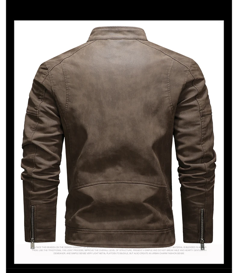 2025 Fashion Leather Jacket Men Winter Fleece Warm Zipper Motorcycle Coats Mens Fashion New Biker PU Jackets Slim Overcoat 79 S7164cd22a0c04f9c8cb1f0c9cca7a8777