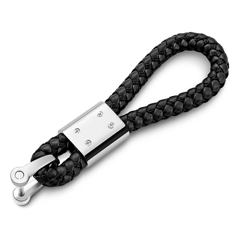 Car Hand-woven Logo Keychain Nylon Braided Rope Key Ring Anti-Lost Men Women Gifts For Volvo V70 V60 V50 S80 S40 S60 C70 Xc60