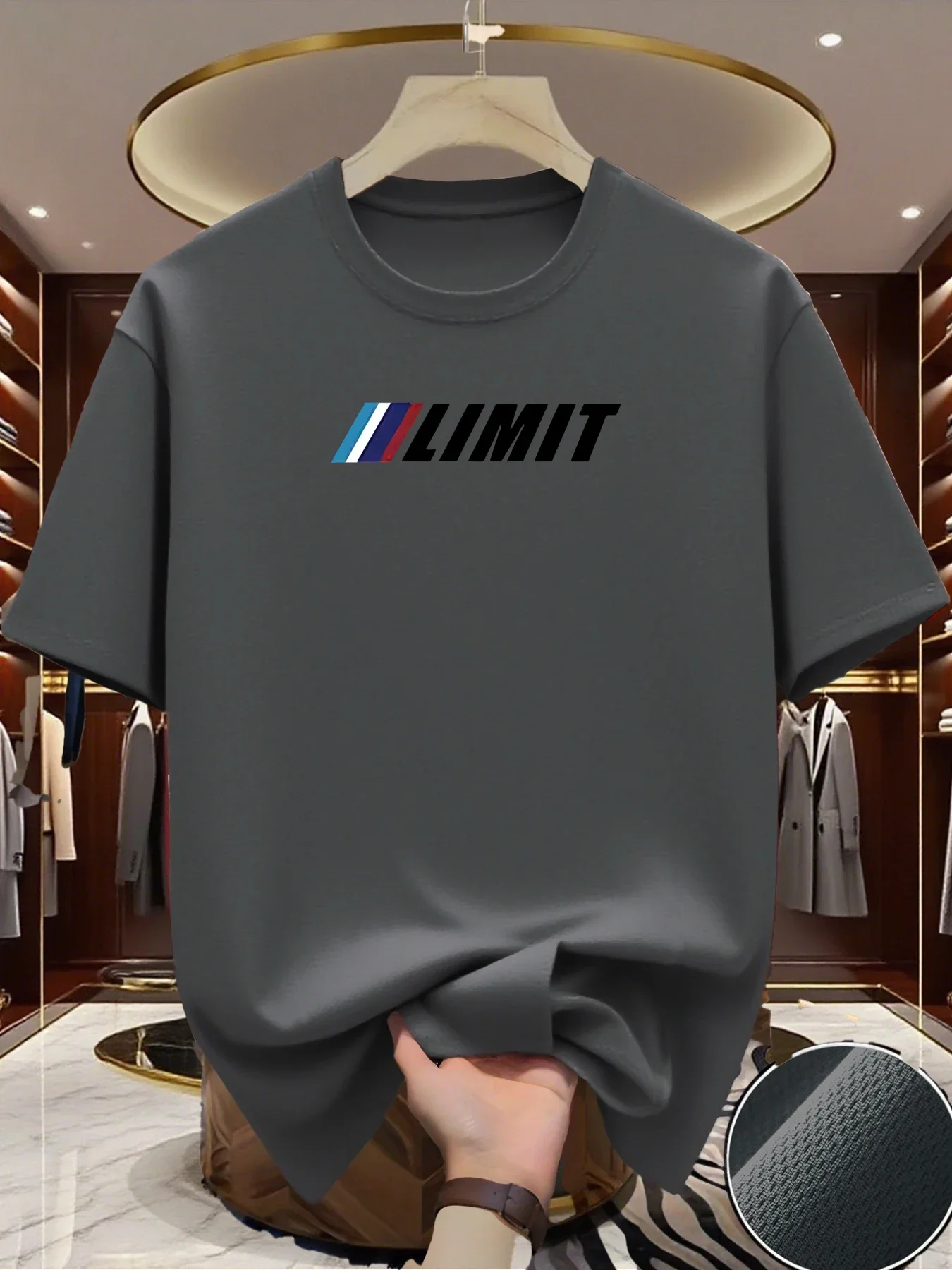 New summer men's sports jacket -quick-drying limited print - men's fitness sports T-shirt - short-sleeved sports running T-shirt