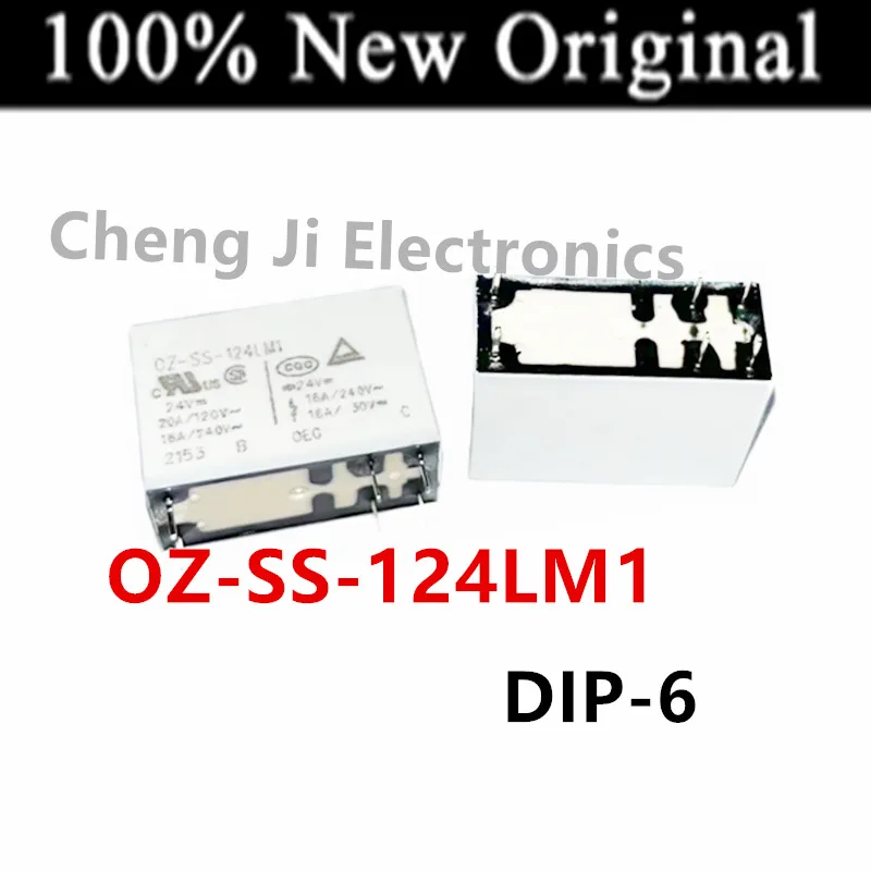 10PCS/Lot OZ-SS-112LM1 、OZ-SS-124LM1 、OZ-SS-112L1 、OZ-SS-124L 、OZ-SS-112L DIP-6 New original power relay