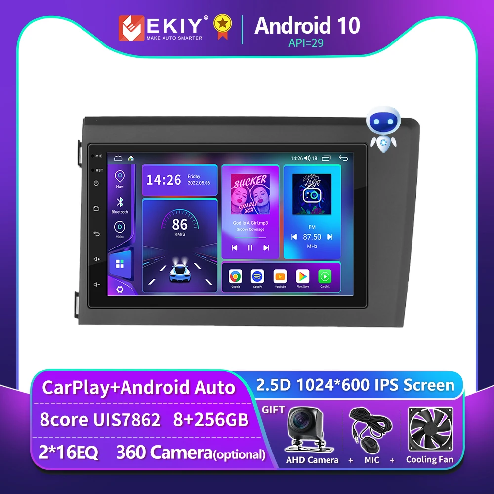 

EKIY T900 8G 128G Car Radio For Volvo XC70 V70 S60 2001 - 2009 Multimedia Player Android 10 Auto GPS Navigation QLED No 2Din DVD