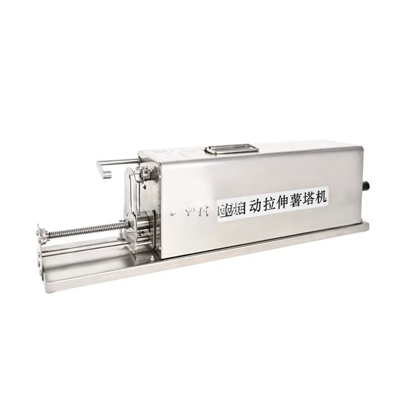 Fully automatic stretching potato tower machine New temple fair food festival Tourist attractions potato tower snacks