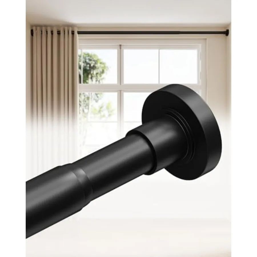 

Натяжные карнизы для окон от 66 до 120 дюймов, без сверления, сверхпрочные, удлиненные, для штор, для улицы, C