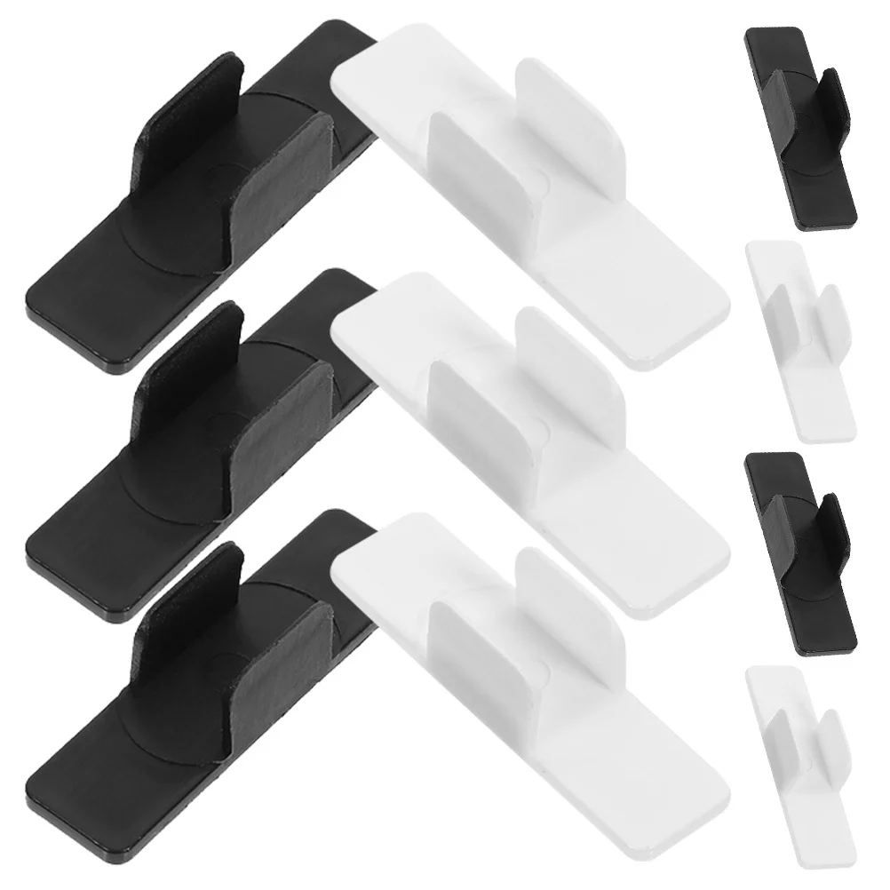 Portapenne da 10 pezzi Design autoadesivo per lavagna Lavagna Bacheca Materiale ABS portatile