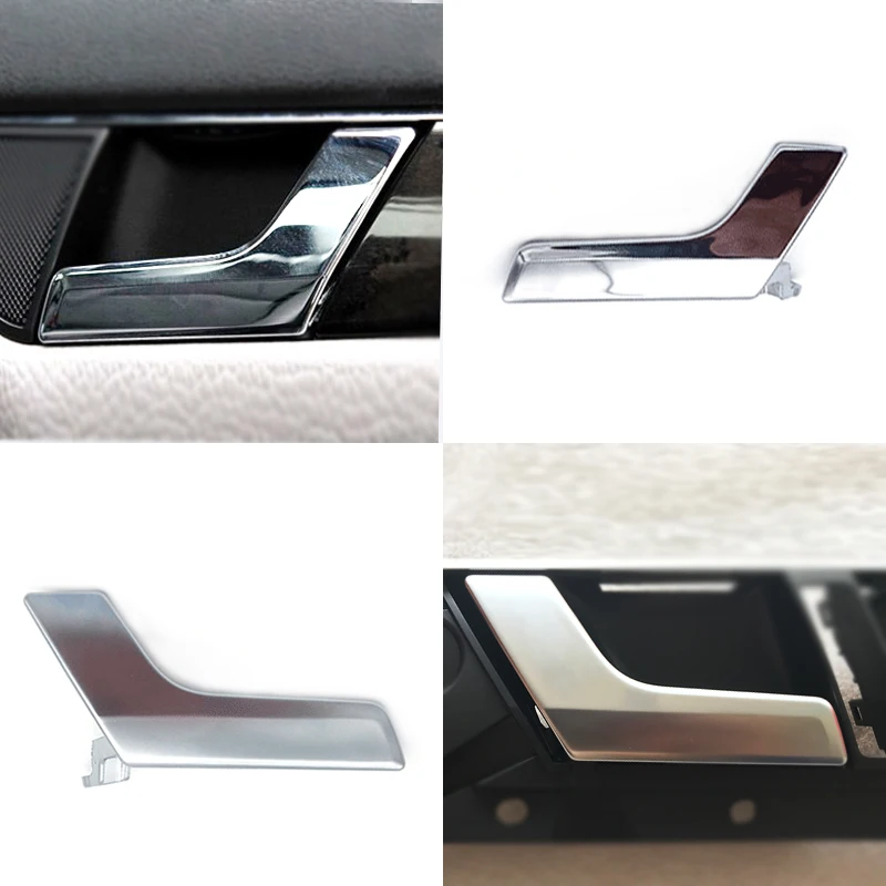 for Mercedes Benz C GLK Class W204 X204 Car Interior Door Handle Bar Pull Cover  Electroplated / Matte Chrome