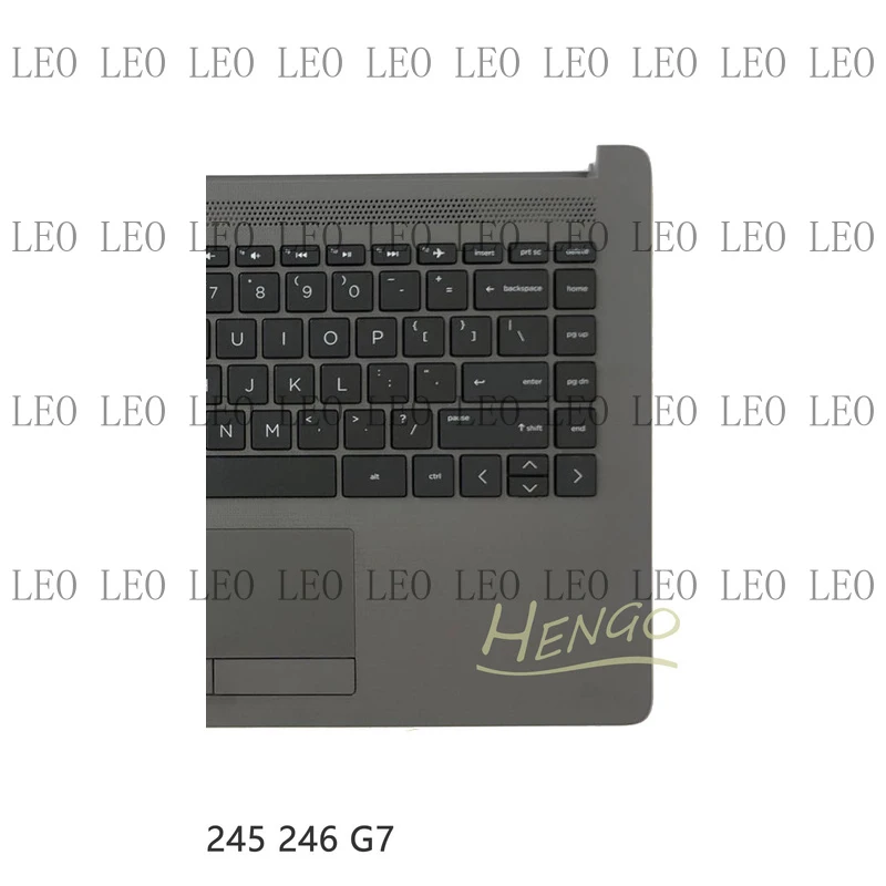 SS  New For HP 240 245 246 G7 US Palmrest Keyboard Bezel Cover Touchpad L44060-001