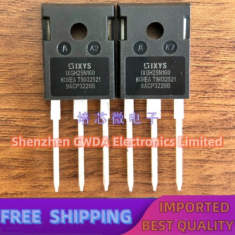 

10PCS-20PCS IXGH25N160 IGBT TO-247 1600V 75A In Stock Can Be Purchased