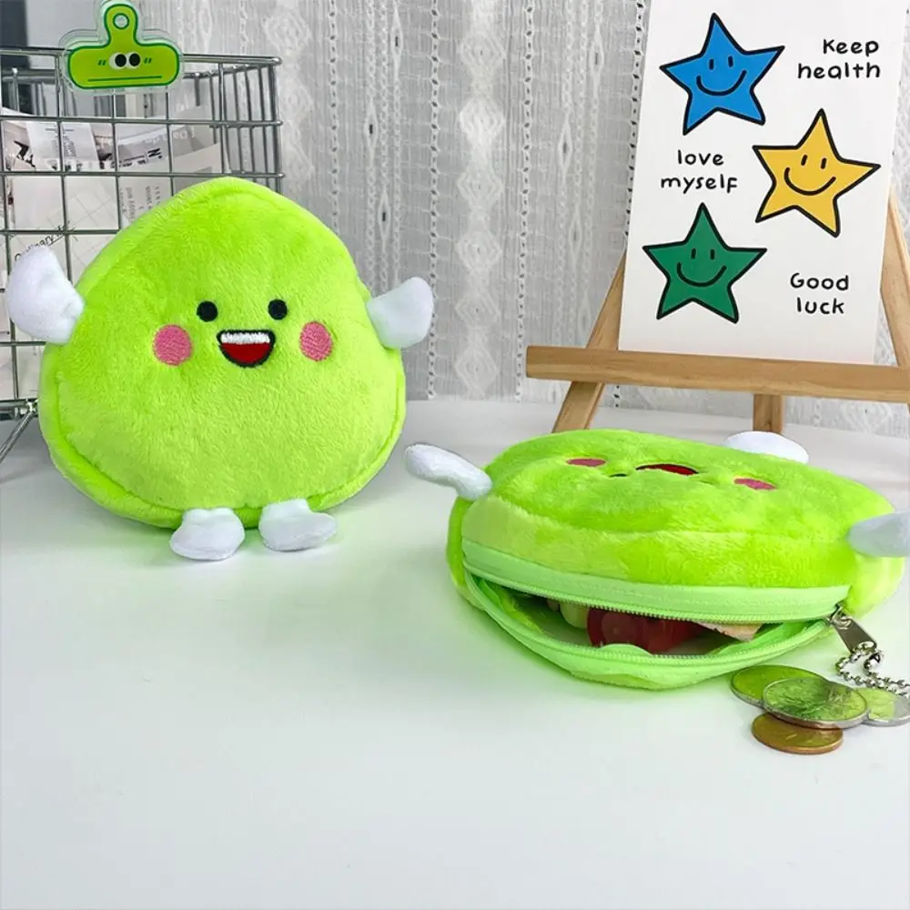 Multicolor Cartoon Fruit Purse Dragon Fruit Apple Pear Doll Coin Purse Storage Packet Earphone Case Keychain Pendant Universal
