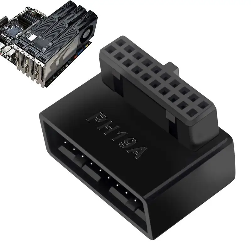 PH19A PH19B USB 3.0 19 Pin convertitore per Computer a 90 gradi convertitore adattatore per scheda madre per Computer Desktop accessori per Computer
