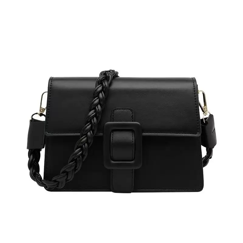 Brand Design Luxury Handbags Women Solid Color Crossbody Bags Shoulder Bag Large Capacity Black Tote Bag Two Shoulder Straps