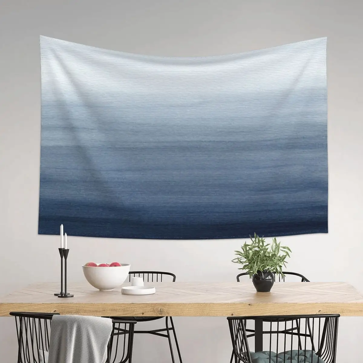 

Ocean Watercolor Painting No.2 Tapestry Aesthetic Room Decoration Wall Hanging Christmas Decoration Tapestry