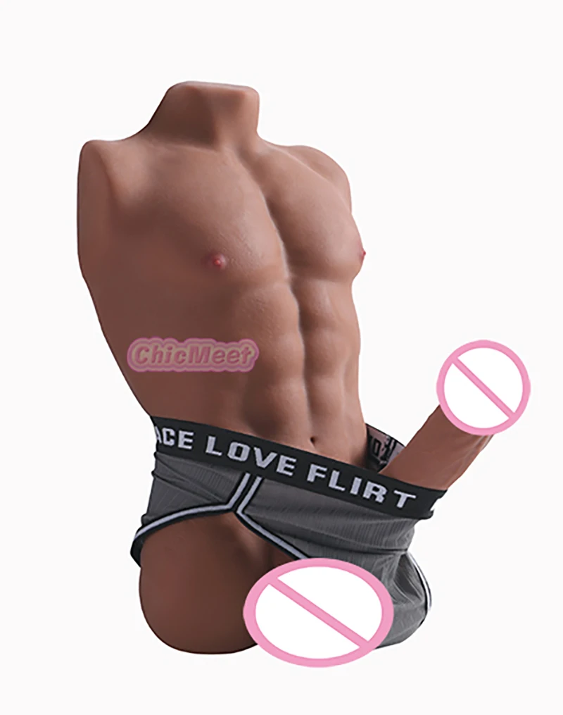 ChicMeet High-Quality Dildo Anal Insertable Adult Sex Toy Torso Doll  Masturbation Aid Realistic Design for Sensual Exploration view 3