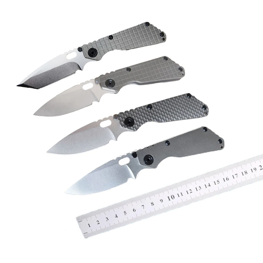 

Paodin Stri Tank Pocket Folding Knife D2 Blade Titanium Alloy Handle Tactical Hunting Camping EDC Survival Tool Knives