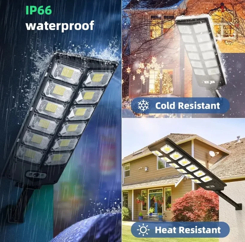 5000000LM Powerful Solar Street Lamp Rechargeable With Human Sensor Solar LED Light  Super Bright Outdoor Waterproof Garden Lamp
