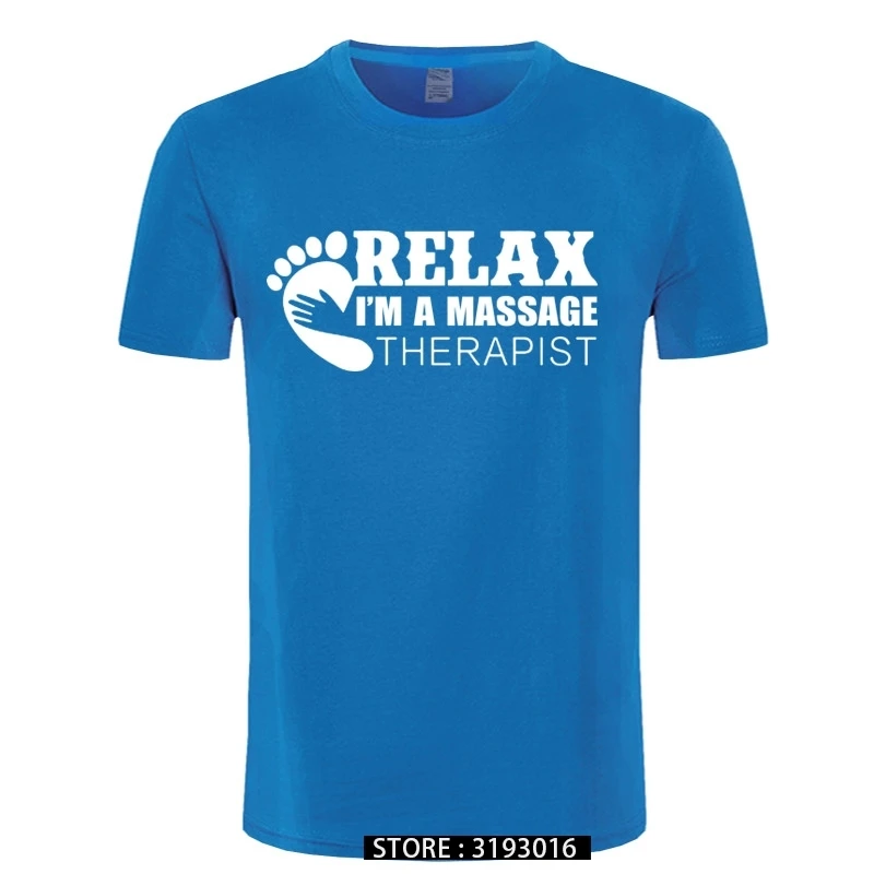 I Am A Massage Therapist Men T Shirt Summer New Fashion Short Sleeve O-Neck Cotton T-shirt Funny Mens Tops