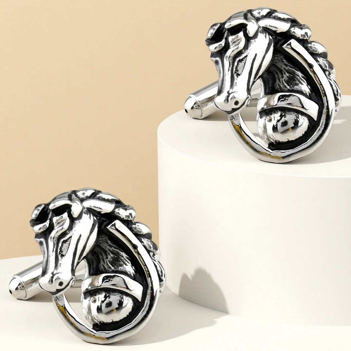 29 Designs Duck Fish Horse Cufflinks Men Hourglass Knots Mask Cuff Links 2 Pairs