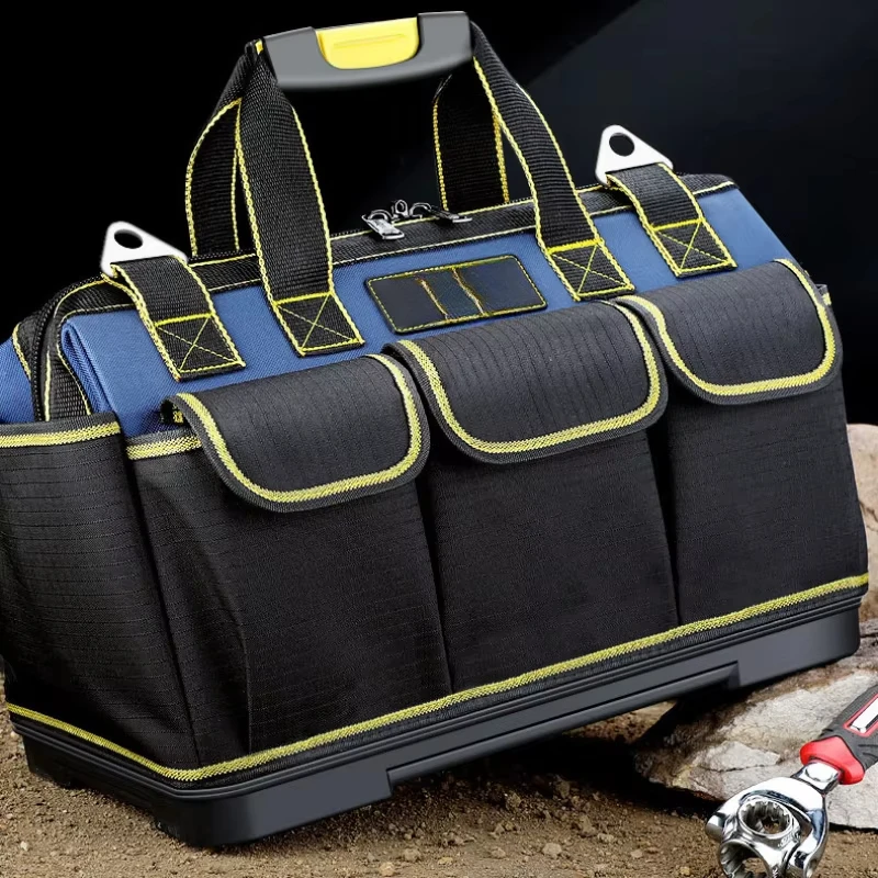 Multifunctional Tool Bags 1680D Oxford Cloth Electrician Bags Waterproof and Wear-Resistant High Capacity Storage Bags