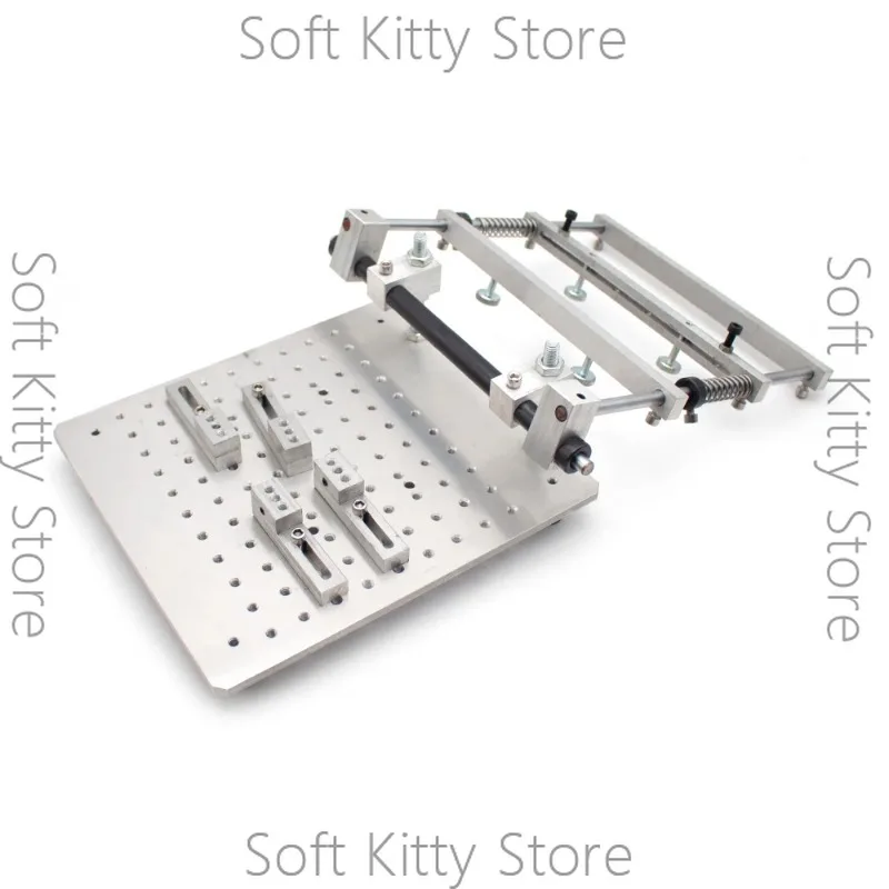 PCB Stencil Solder Paste Printing Table - Manual Benchtop Solder Paste Printer for SMT Assembly