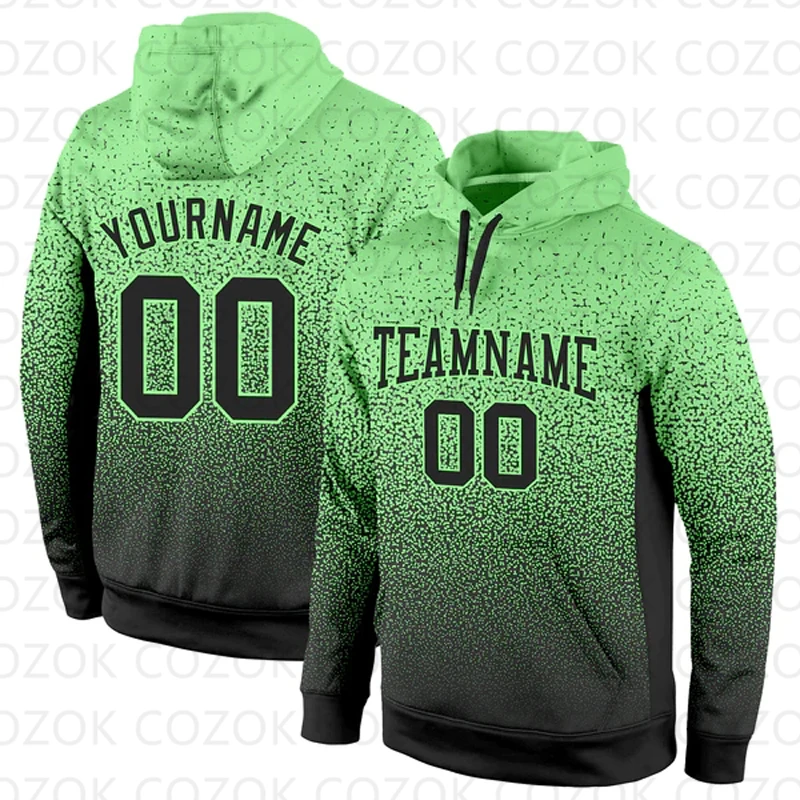 Customized Hoodies Blue Dot Colour Jersey 3D Printed  Unisex Pullovers Hoodie Casual Sweatshirts