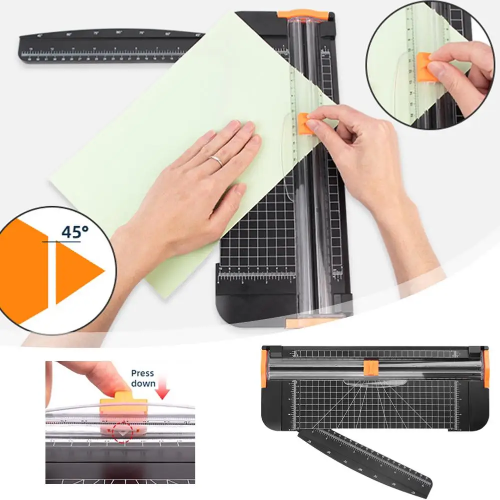 New A4 Portable Paper Trimmer Paper Cutter Cutting Machine Long Cutting Length For Craft Paper Card Photo Laminated Paper S M3g2