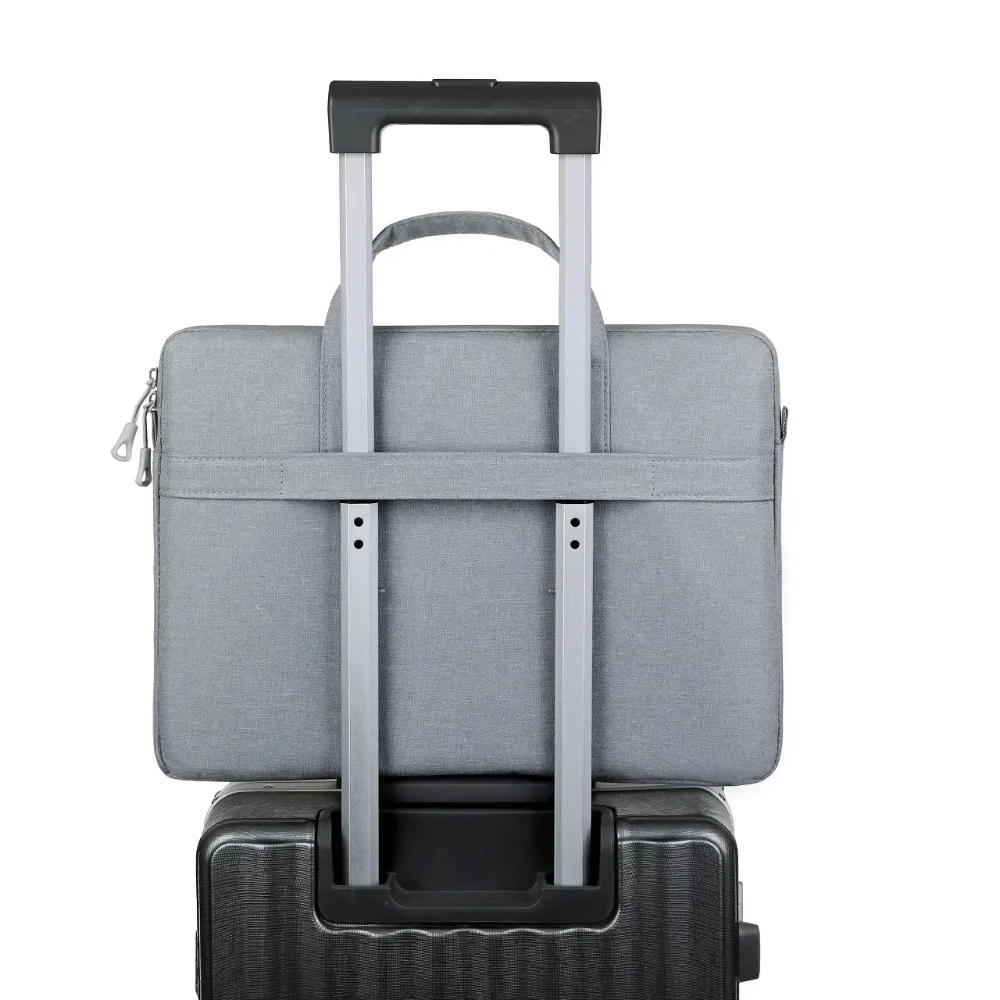 Borsa a tracolla per laptop business casual in pelle per vari borsa a tracolla per computer Lenovo HP Dell ASUS Samsung da 13,3, 14, 15,6 pollici