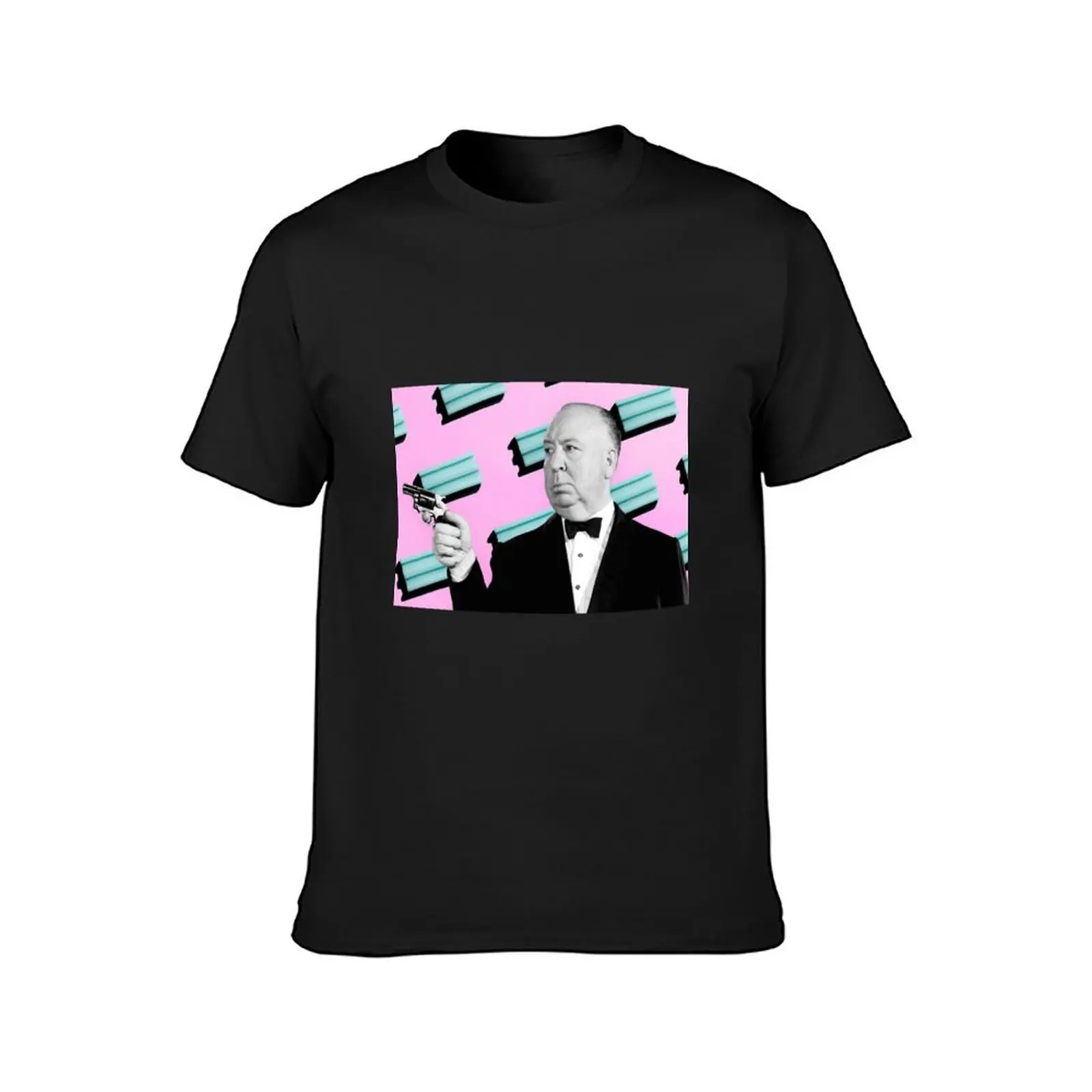 Alfred Hitchcock pop art pattern T-Shirt new edition boys whites animal prinfor boys heavyweight t shirts for men