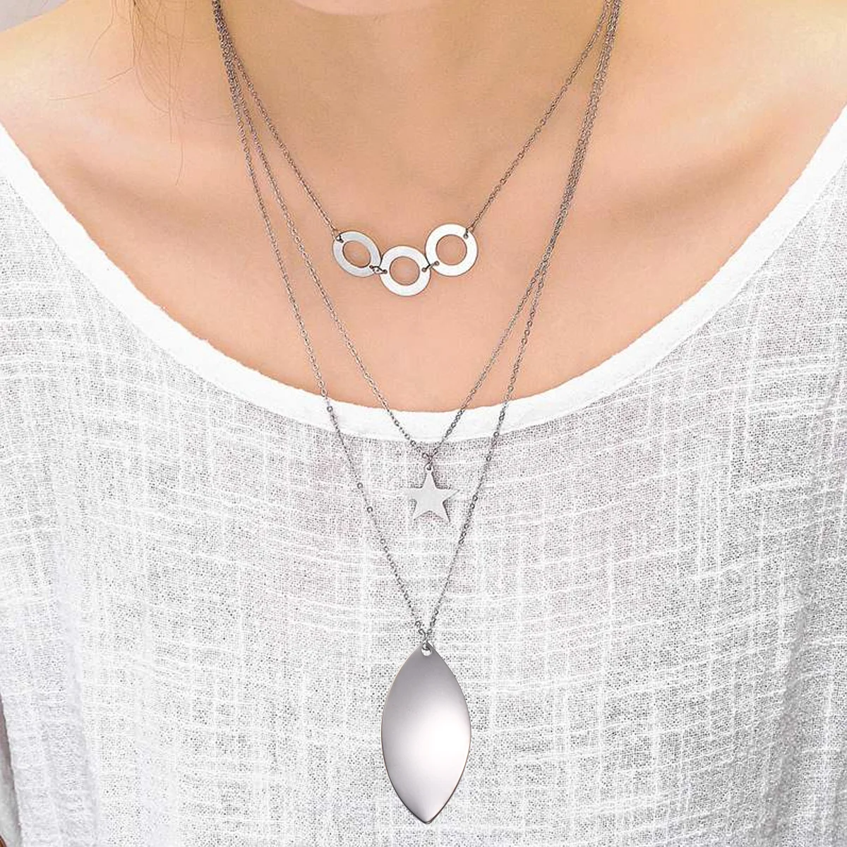 

10 Pcs Leaf Charms for Jewelry Making DIY Hanging Ornaments Accessories Earhook Silver