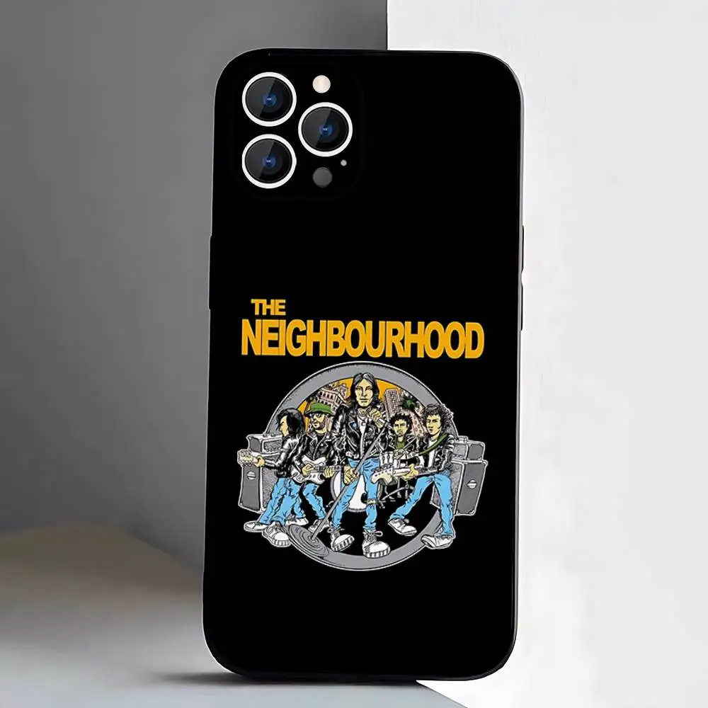 Band The N-Neighbourhood Phone Case For iPhone 17,16,15,14,13,12,Pro,Max,Plus,E,SE4,Air,Mini Black Soft Box