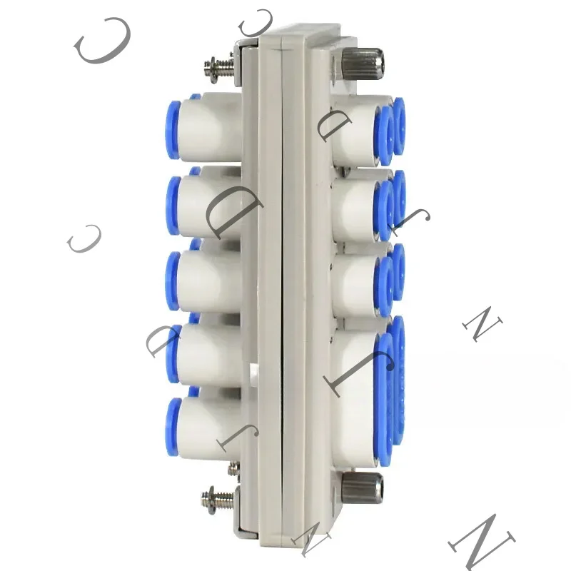 SMC rectangular multi-tube mating pneumatic male and female connectors KDM10-04-06/08 KDM20-08-06/04