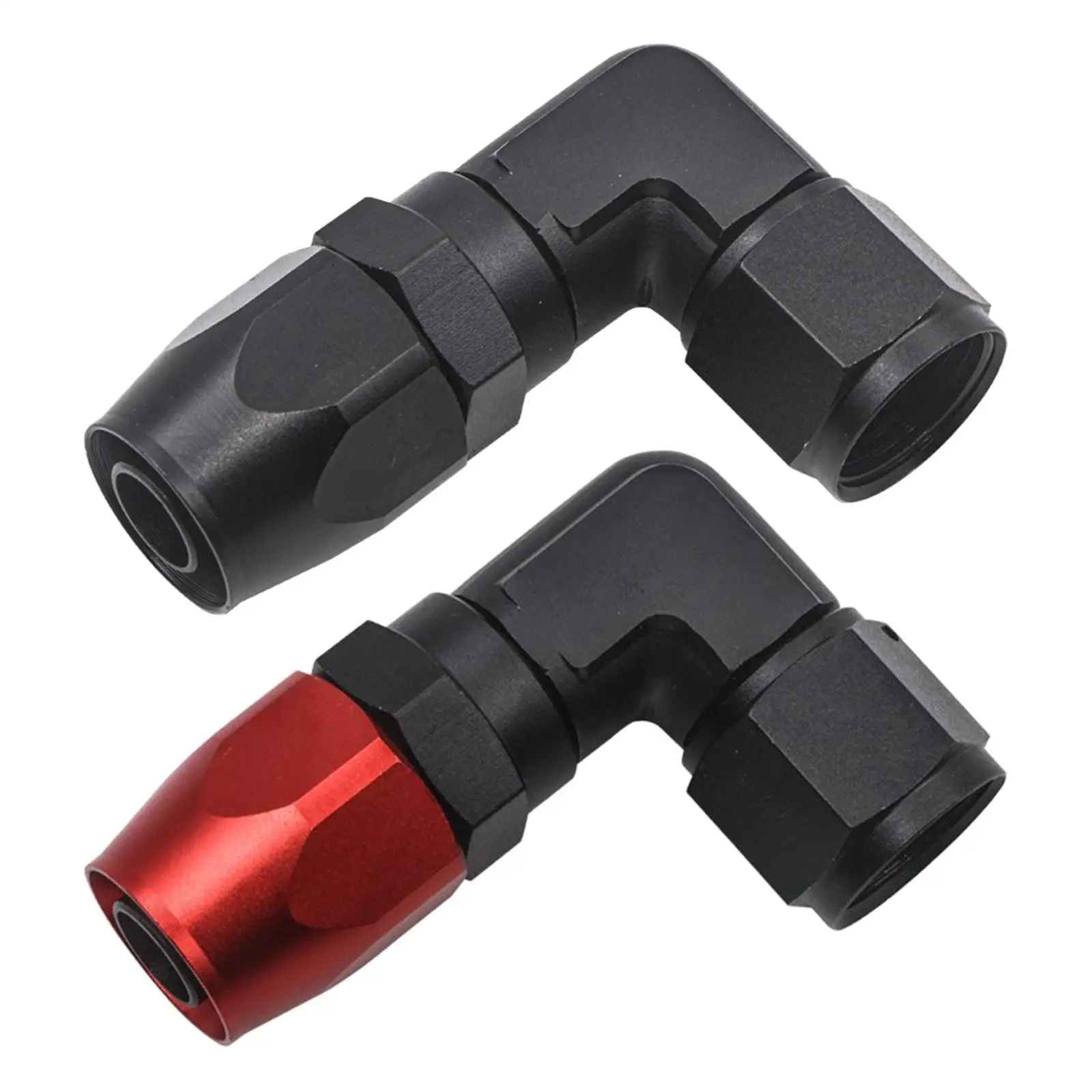 Fuel Fitting Connector Universal 90 Degree Union for Oil Fuel Hose Line