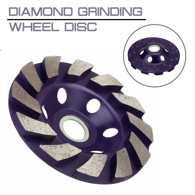 

2pcs 4" 100mm 1pcs Diamond Grinding Wheel Disc Bowl Shape Cup Concrete Granite Stone Ceramic Cutting Piece Power Tools