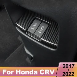 For Honda crv CR-V 2017 2018 2019 2020 2021 2022 ABS Armrest Box Rear Air USB Condition Vent Cover Trim Decorative Accessories