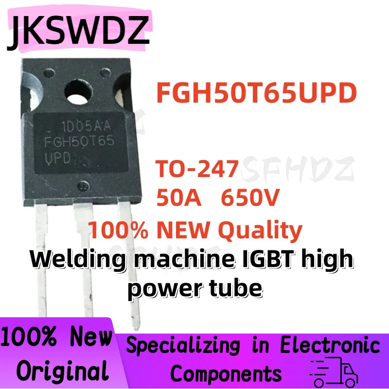 

5/10/20PCS 100% Brand New and High Quality FGH50T65UPD TO-247 50A 650V Welding machine IGBT high power tube