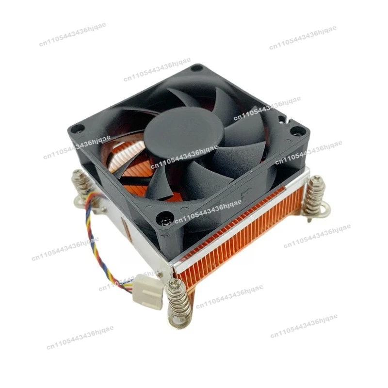 All Copper 2U Server CPU Radiator 1150 1155 2011 1366 Interface Lower Blowing Fan