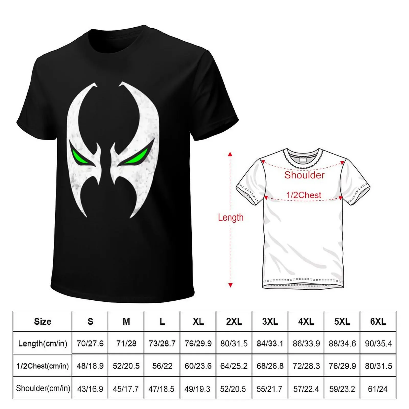 Spawn Mask Logo T-Shirt cotton t shirt man T-Shirt