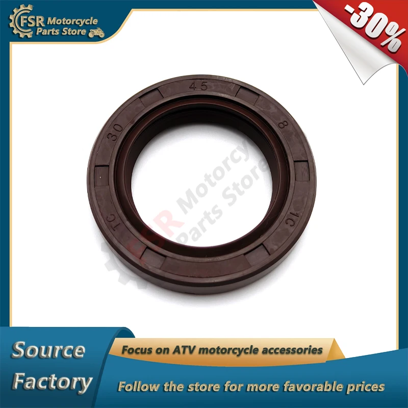 

Oil seal 30×45×8 Fits LINHAI 500 570 PROMAX Landforce 650L EPS EFI M550L M565LT M570L T-BOSS 650 RIGHT CRANKCASE Oil seal 35222