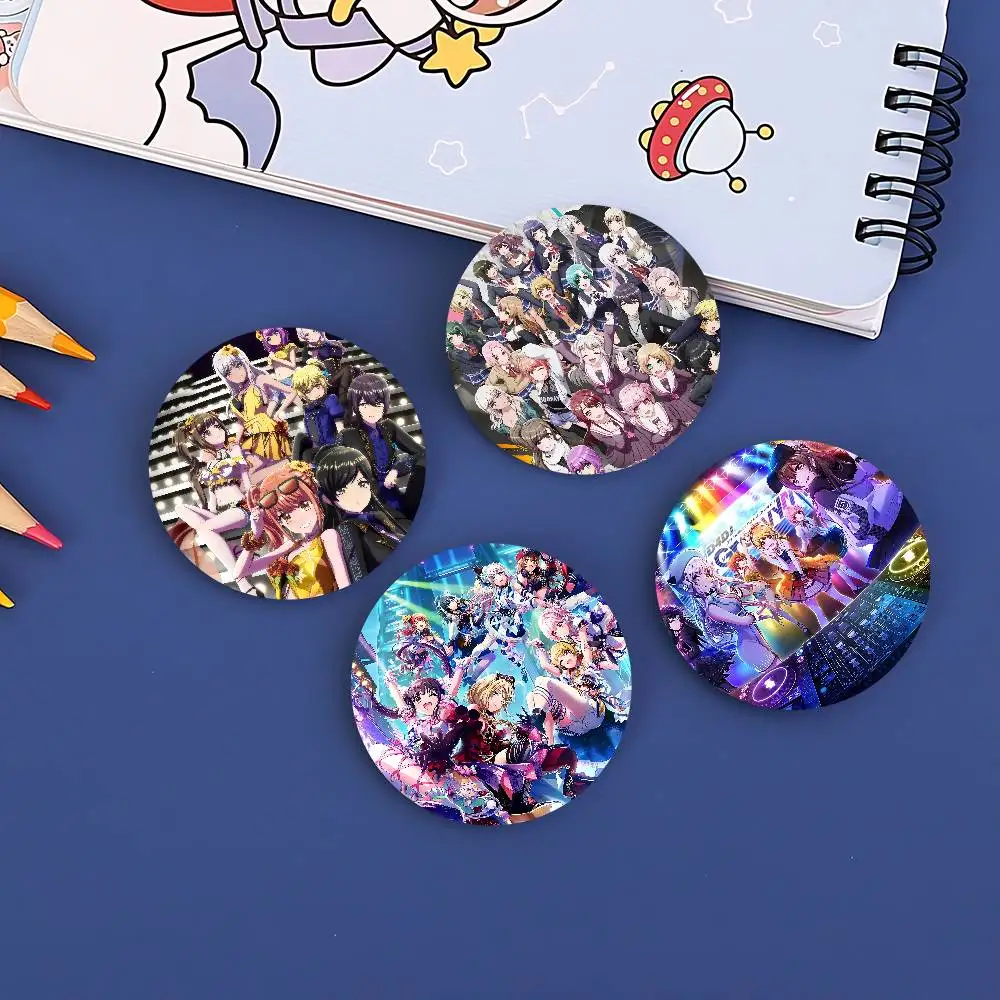 لعبة D4DJ-Groovy-Mix-Badge أنيمي دبابيس لطيف الكرتون شارة سترة الجينز التلبيب دبوس هدية الملحقات #3