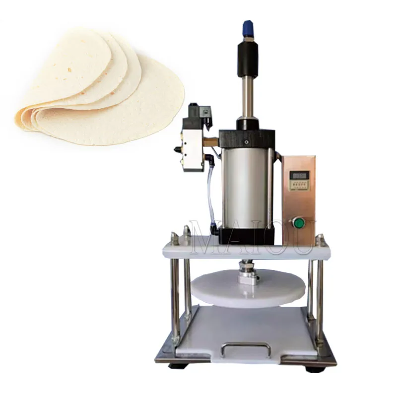 

=Commercial Pressure Pneumatic Pizza Dough Press Machine Automatic Cake Egg Pancake Flattening Equipment