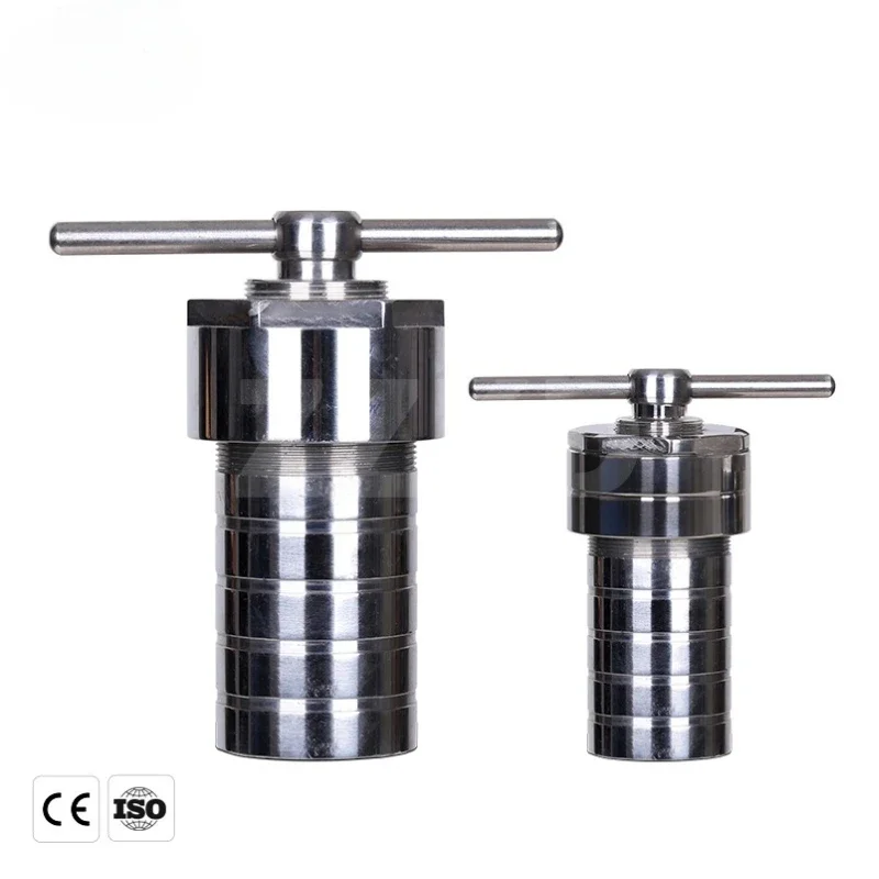 Reattore Dell'autoclave Di Sintesi Idrotermale Da Laboratorio en Acciaio Inossidabile Rivestito Da 500ml