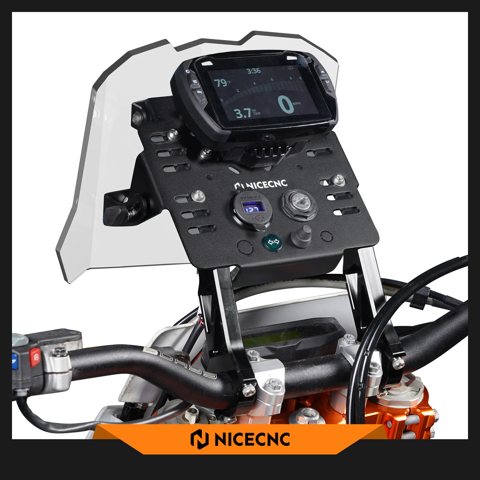 For GasGas EC 300 2021-2024 EC MC EX ECF EXF MCF 125 250 300 350 450 GPS Mount Bracket Mini Fairing Kit 700 SM ES 2022-2024 2023