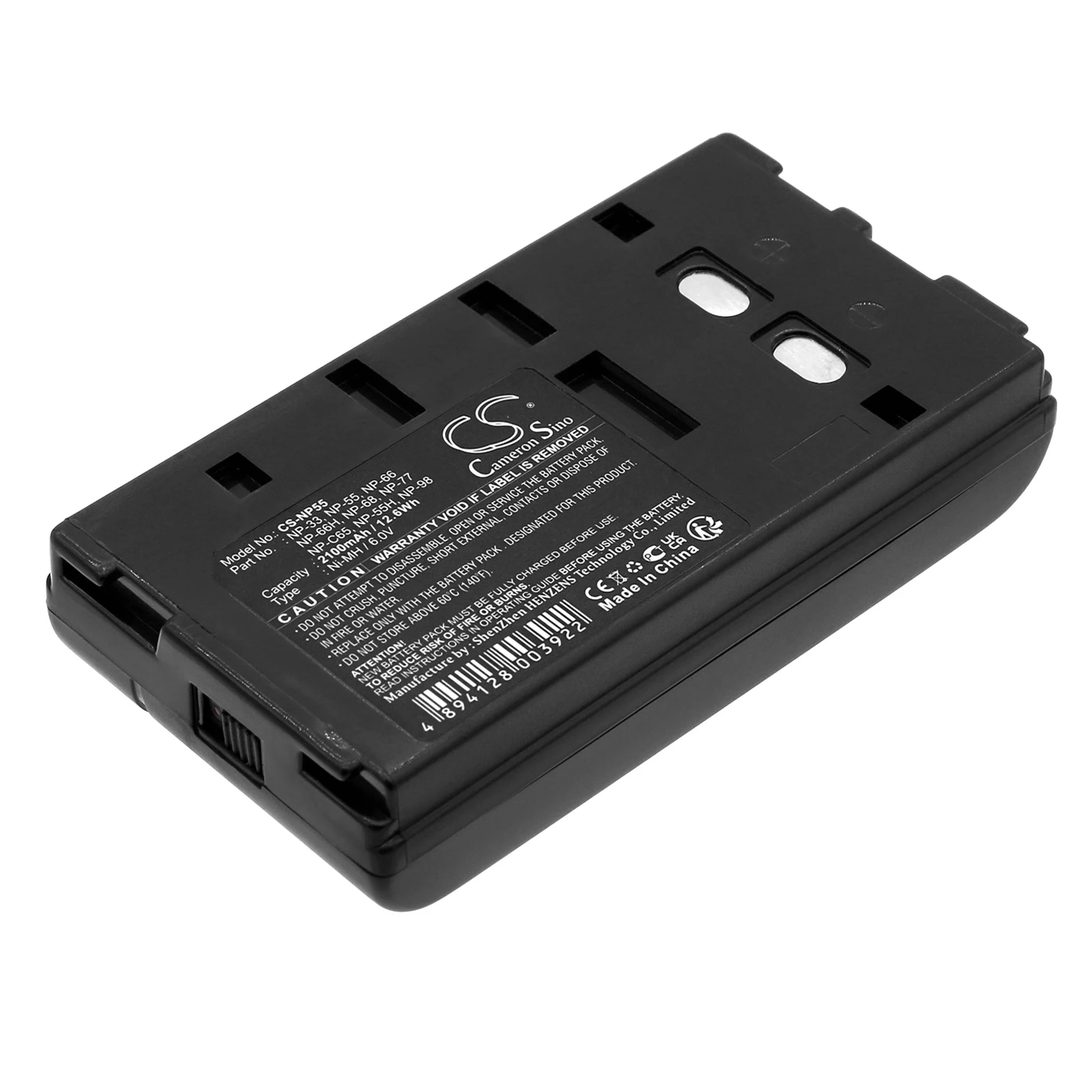 

Ni-MH Camera Battery for Beaulieu, 6.0V, 2100mAh, Compatible Models: 8008, 8008 Pro Hi, 8008PROHI, 8009PROFI, 8010PROFI, BV8