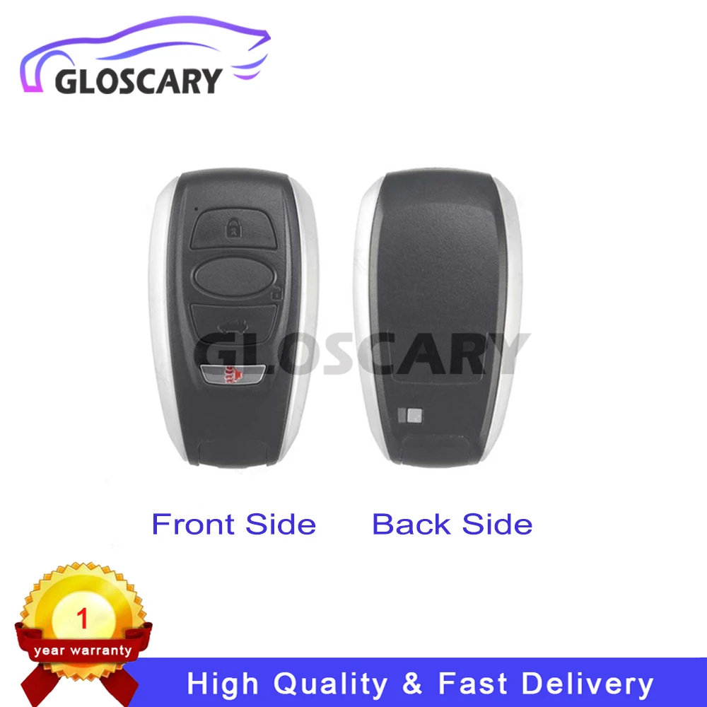 1PC Remote Control Key Fob Shell Case for Subaru Legacy Outback Impreza Ascent Forester Crosstrek 2014-2023 4 Button HYQ14AHK