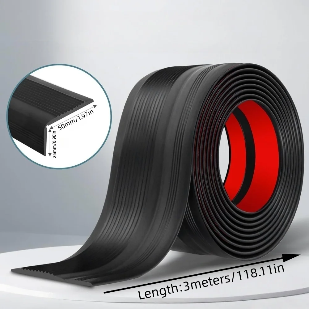 1PC L-shaped Corner Guard for Stair Nosing Contour Non-slip Stair Edge Trim Self-adhesive Edge Suitable for Outdoor or Indoor