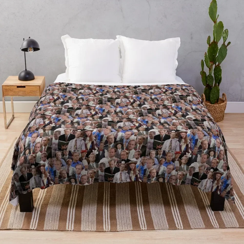 

Niles Crane Collage Throw Blanket valentine gift ideas blankets ands Plush Nap Blankets