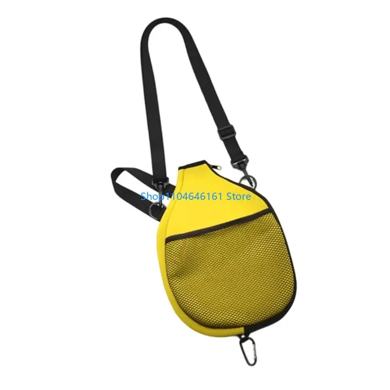 Portable Pickleballs Gear Carry Bag Case with Adjustable Shoulder Belt Tear Resistant For Field Training